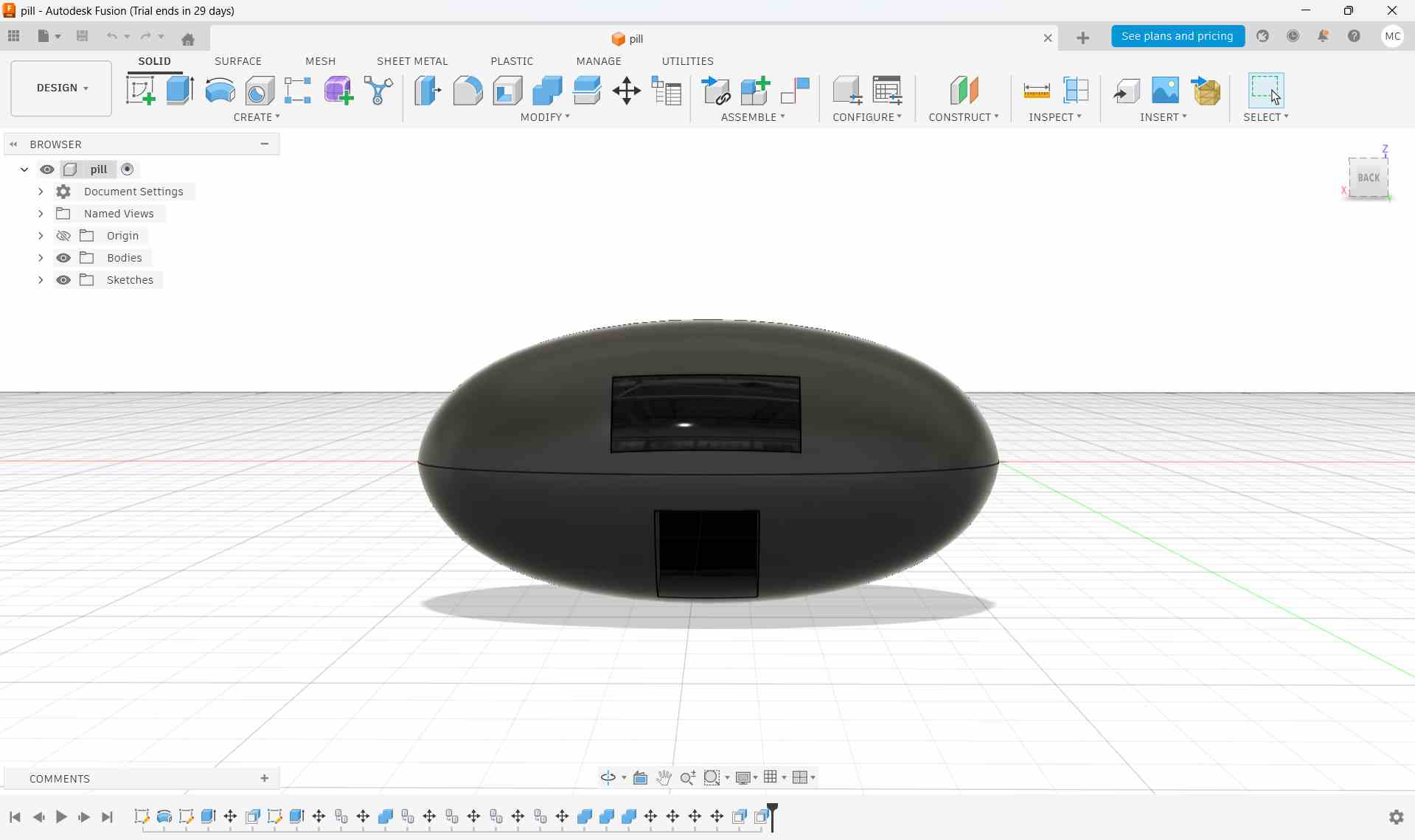 3D design of Final Project in Fusion